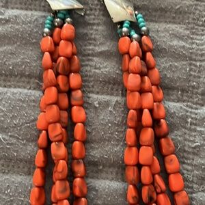 Alora Necklace Coral beads